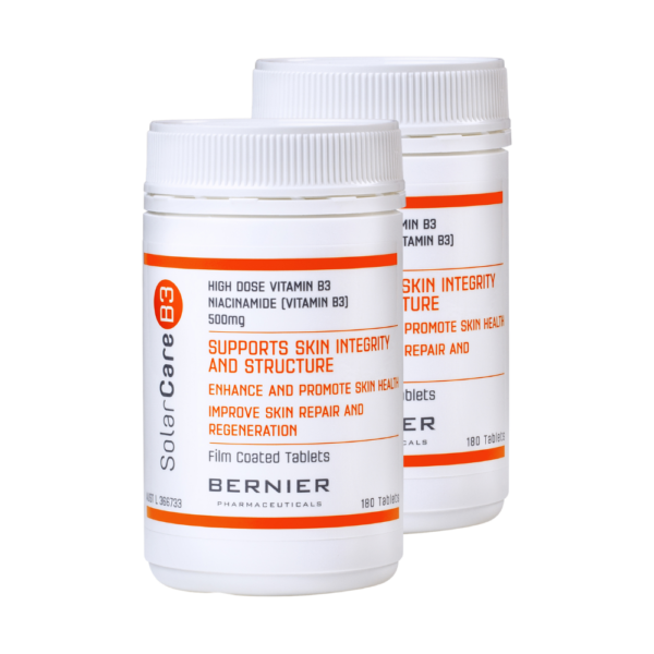 Twin Pack: SolarCareB3 High Dose Vitamin B3 Tablets
