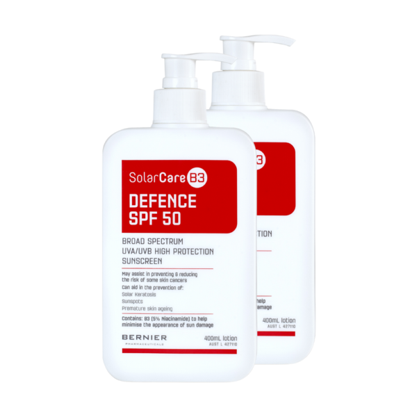Twin Pack: SolarCareB3 Defence SPF50 - 400mL